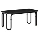 vidaXL Kaffebord Svart 100 x 50 x 45 cm Konstruert tre