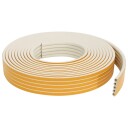 vidaXL Selvklebende vindusforsegling Hvit 12 x 10 mm 100 m EPDM Skum