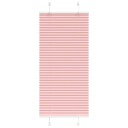  plisségardin Rosa 60x100 cm Stoff Bredde 59,4 Polyester