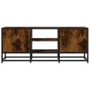  TV-benk røkt eik 100x35x41 cm konstruert tre og metall 8721102838958