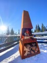 Utepeis Polar 122cm Rustrød