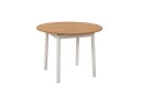 Oliver Spisebord 100 cm - Eik/Hvit
