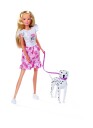 Simba Toys Steffi Love Dog Walk Lekesett