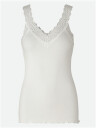 Rosemunde Bernadine Organic Top with Lace Beige XS