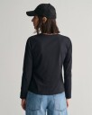 Langermet t-skjorte med logo BLACK S