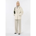 Max Mara Studio Dame Frakker Beige M,