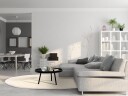 Runde tepper sisal   Agave sølv/grå Størrelse: Ø 240 cm