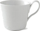 Royal Copenhagen White Elements kopp med høy hank 35 cl