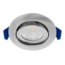 EcoDim ED-10093 LED-downlight Ø68 mm CCT 2700K/3000K/4000K rustfritt stål