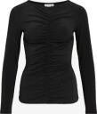 Vila   Topp Vilysera Boatneck L/S Top/Spi   Svart