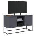  TV-benk antrasitt 100,5x39x60,5 cm stål 846514