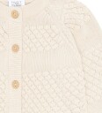 Hust and Claire Cardigan - Strikk - HcCuno - Sandskall - Hust and Claire - 6 år (116) - Cardigan Beige Hvit