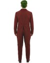 The Joker Inspirert Rød Herrekostyme Medium