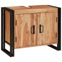 Servantskap til bad 71 x 33 x 58 cm Massiv Akasietre Jern