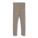 Wheat wool silk leggings Agi – khaki melange 104