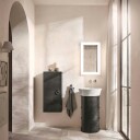 Duravit White Tulip Halvhøyskap 40x24x88 cm Grafitt Matt