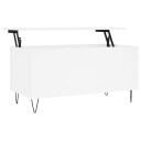  Salongbord hvit 90x44,5x45 cm konstruert tre 8721012112834