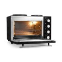 Emerio Ovn med to kokeplater 3200W 32L svart