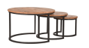 Trend Collection Salongbordsett S/3 Mangotre Natur 70 cm