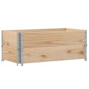  Pallekarmer 2 stk 100x50 cm heltre furu