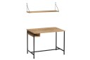 Cadris Skrivebord 60x100 cm   Eik/Sort