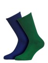 Alpacasocks&Co Merino Lifestyle 2-Pack - Green - 39-42