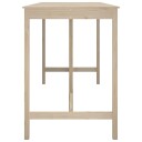 vidaXL Barbord 180x80x110 cm heltre furu