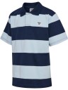 Hummel Hmljr Loose Striped Polo S/S Bee Navy 134/140