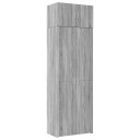  Oppbevaringsskap grå sonoma 70x42,5x225 cm konstruert tre 8721102654169