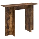 vidaXL Konsollbord Røkt Eik 100 x 30 x 75 cm Konstruert tre
