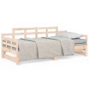 vidaXL Uttrekkbar dagseng heltre furu 2x(80x200) cm