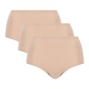 Chantelle Truser 3P Soft Stretch Briefs Beige One Size Dame