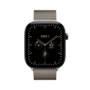 Apple Watch Series 12 46mm Smartklokke i Naturlig Titan med Milanese Loop