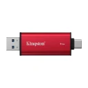 Kingston Dual Portable SSD 1TB Ekstern SSD Svart USB 3.2 Gen 2 SPSD/1TB