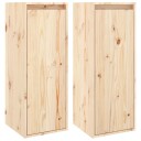 vidaXL Veggskap 2 stk 30x30x80 cm heltre furu