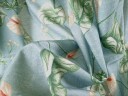 Dukar   Bomullsduk Adella turkis Størrelse: 140 x 250 cm