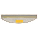 vidaXL Trappematter gråbrun 15 stk 56x17x3 cm