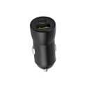 Maxlife 20W Billader med USB-C og Quick Charge Svart