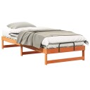  Sengeramme med bærehåndtak Brun 100 x 220 cm Heltre furu