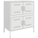 Skjenk hvit 68x39x79 cm stål 8721102389191