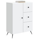  Serviesskap med skuff Hvit 66 x 34,5 x 90 cm Konstruert tre