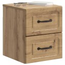  Vegghengt Nattbord Artisan eik 34,5 x 33 x 40 cm Konstruert tre