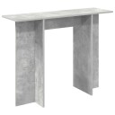 vidaXL Konsollbord Betonggrå 100 x 30 x 75 cm Konstruert tre