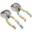 Candy Edible Sequin Brystvortedusker 60 g     - Forskjellige farger