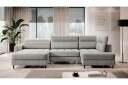 Berrto Sofa med Divan og Sjeselong 5 seters   Grå