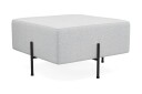 Menard Compact Sittepuff 70 cm Kvadratisk   Lys grå