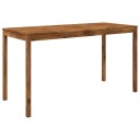vidaXL Hagebarbord Naturlig 196 x 80,5 x 105 cm Solid akasietre