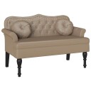  Chesterfield Benk Cappuccino 120,5 x 65 x 75 cm Kunstlær