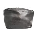 Nord Leather Eksklusiv medium sminkepung i skinn Svart