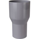 Plastmo overgang Ø110x90mm, grå